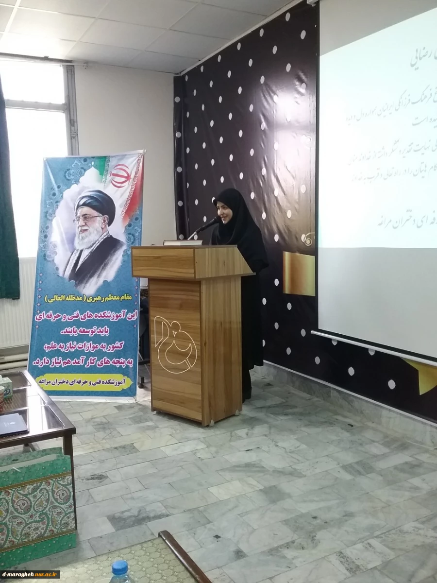 آیین تکریم و معارفه ریاست آموزشکده فنی و حرفه ای دختران مراغه 2