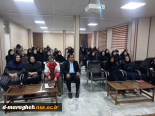 برگزاری کارگاه آموزشی "یادگیری کمک های اولیه، تبدیل اضطراب به اقدام و ضرورت آمادگی در مخاطرات" به مناسبت هفته آموزش در آموزشکده ملی مهارت دختران مراغه  2