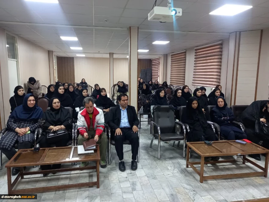 برگزاری کارگاه آموزشی "یادگیری کمک های اولیه، تبدیل اضطراب به اقدام و ضرورت آمادگی در مخاطرات" به مناسبت هفته آموزش در آموزشکده ملی مهارت دختران مراغه  2