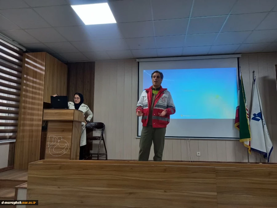 برگزاری کارگاه آموزشی "یادگیری کمک های اولیه، تبدیل اضطراب به اقدام و ضرورت آمادگی در مخاطرات" به مناسبت هفته آموزش در آموزشکده ملی مهارت دختران مراغه  2