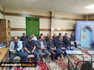 آیین پرفیض و روح‌بخش قرائت زیارت عاشورا در آموزشکده ملی مهارت مراغه  3